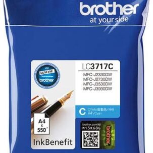 Brother Genuine Lc3717C High Yield Cyan Printer Ink Cartridge