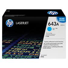 HP 643A Original LaserJet Toner Cartridge - cyan Q5951A