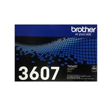 Brother Genuine TN-3607 Standard Yield Black Ink Printer Toner Cartridge