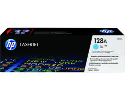 HP 128A Original LaserJet Toner Cartridge - Cyan CE321A