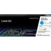 HP 222A Original Toner Cartridge for HP LaserJet Pro 3203, 3288, MFP 3303, MFP 3388 Printer Series - Cyan W2221A - Image 2