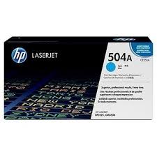 HP 504A Original LaserJet Toner Cartridge - Cyan CE251A