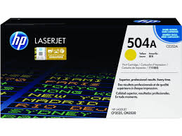 HP 504A Original LaserJet Toner Cartridge - Yellow CE252A - Image 2