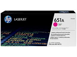 HP 651A Original LaserJet Toner Cartridge - Magenta CE343A