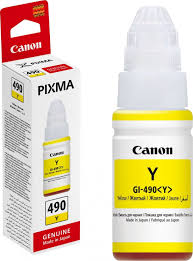 Canon PIXMA GI-490 Original Ink Bottle - Yellow IOC490