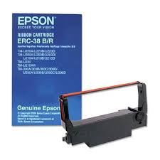 Epson ERC 30/34/38 Printer Ribbons- Black/Red