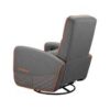Cougar FIDOM Gray Sofa Chair, Breathable Imitation Linen Upholstery, Lumbar Support, Recline, Swivel & Rock Features, Up to 150kg Weight Support, Specialized Padding | 3MFDFGRO.0001 - Image 7