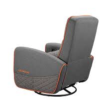 Cougar FIDOM Gray Sofa Chair, Breathable Imitation Linen Upholstery, Lumbar Support, Recline, Swivel & Rock Features, Up to 150kg Weight Support, Specialized Padding | 3MFDFGRO.0001 - Image 7