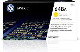 HP 648A Original LaserJet Toner Cartridge - YELLOW CE262A