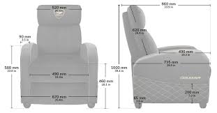 COUGAR Ranger Elite Gold Gaming Sofa, Plush Velvet Upholstery, Side Pocket, Foldable Footrest & Reclining Backrest - Image 4