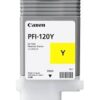 Canon PFI120 (130ml) Original Ink Cartridge  - Yellow2888C001AA - Image 2