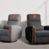 Cougar FIDOM Gray Sofa Chair, Breathable Imitation Linen Upholstery, Lumbar Support, Recline, Swivel & Rock Features, Up to 150kg Weight Support, Specialized Padding | 3MFDFGRO.0001 - Image 6