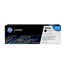 HP 304A Original LaserJet Toner Cartridge - Black- CC530A