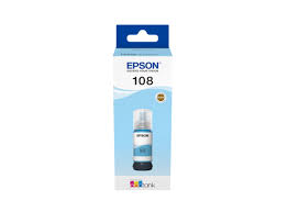 108 EcoTank Light Cyan ink bottle