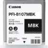Canon PFI-107 BK Black Ink Cartridge (130ml) CPFI107BK - Image 2