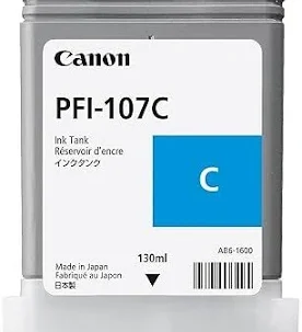 Canon PFI-107 130ml Ink Tank for Canon iPF680 685 780 785 Cyan